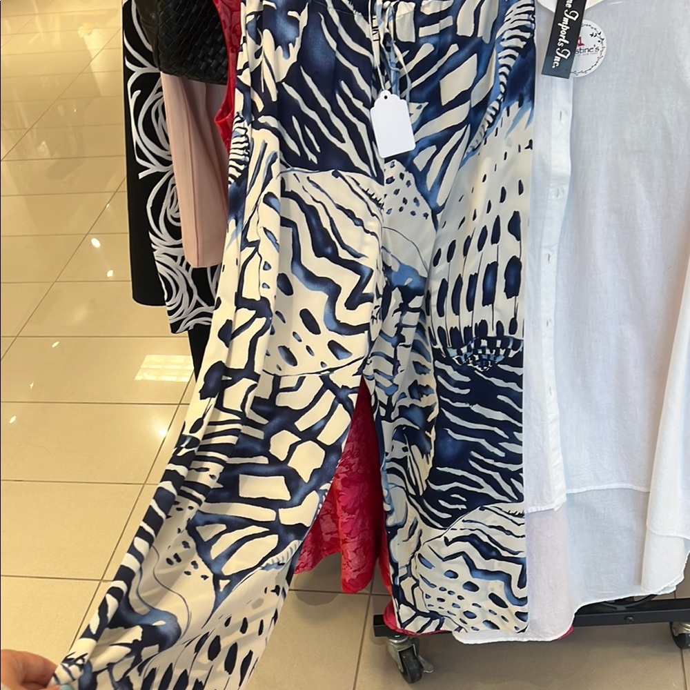 SOCA by st John  Blue & White Printed Pants